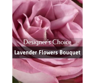 Designer's choice - Lavender flowers bouquet