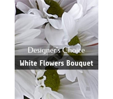 Designer's choice - White flowers bouquet